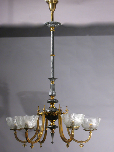 6-Light East lake Gas Chandelier